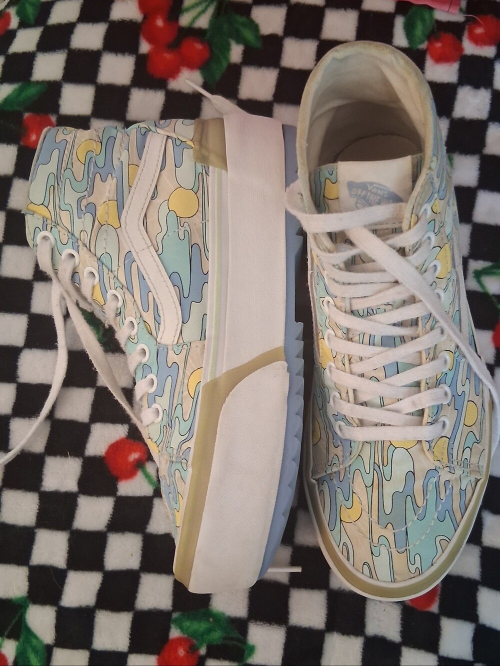 Super Stacked Ridged Soles Vans W 7.5